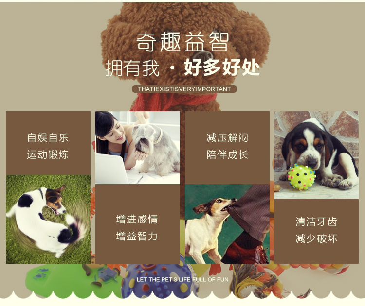 Pet vocal dog toy mol cắn đồ chơi bóng đào tạo Teddy kitten puppy dog ​​nhai vật nuôi đồ chơi gỗ cho mèo