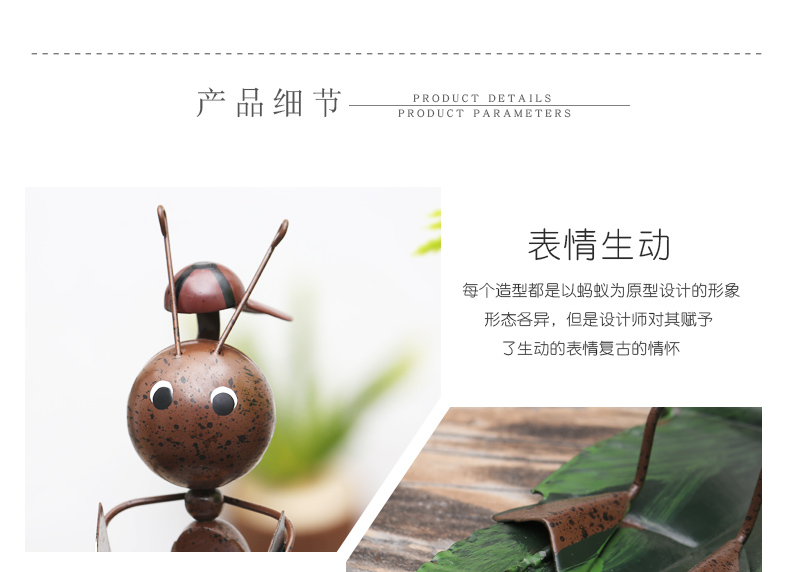 Sáng tạo phòng ngủ dễ thương văn phòng đồ trang trí nhỏ dễ thương rèn sắt trang trí nhà cá tính dcor phòng ngủ vintage