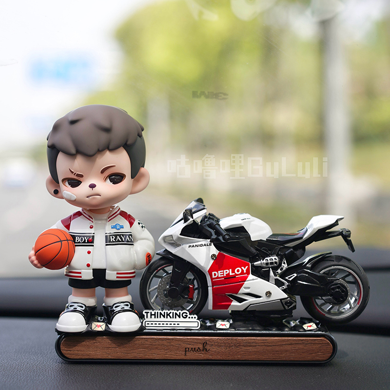 Rayan's Youthful Enthusiasm Temporary Parking Sign Car Dashboard Ornament Movable License Plate Car Accessory
