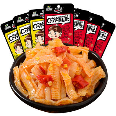 一致魔芋素毛肚网红麻辣零食【10袋】