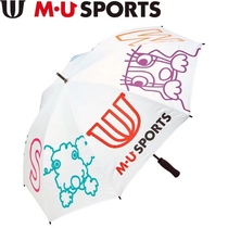 Japan MUSports Golf Umbrella sunscreen umbrella Anti-UV windproof sunny and long handle male and female