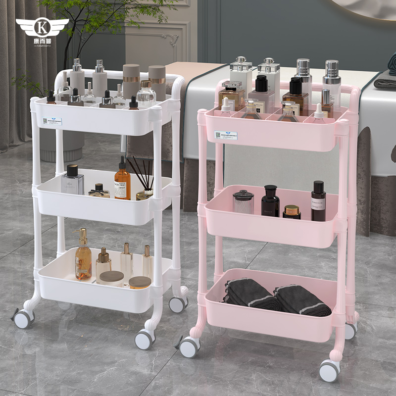 Beauty trolley trolley beauty salon dedicated beauty eyelash barber shop hot dye hair storage tool trolley rack