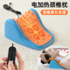 Electrically heated cervical traction pillow, hot compress for shoulders and neck to aid sleep, special acupressure massager for adults, neck pillow