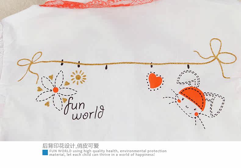 Chemise fille FUN WORLD à manche courte - Ref 2086415 Image 22