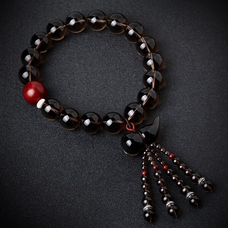 Personality Natural Tea Crystal Hyacinth Pao Safety Car Foveball Gear Pearl Pendant Upscale Creative Car Accessories