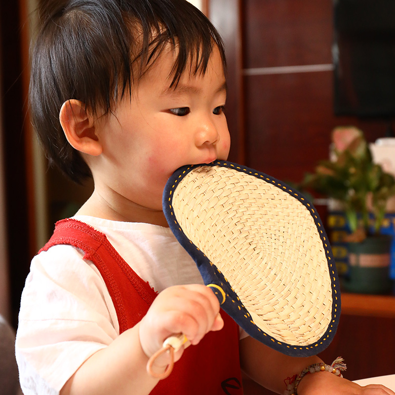 Busfan hand-woven old fashioned bag side home big rattan fan summer na cool portable hand baby baby small fan