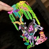 Китайские поделки из бумаги, фотоальбом, «сделай сам», китайский гороскоп, подарок на день рождения