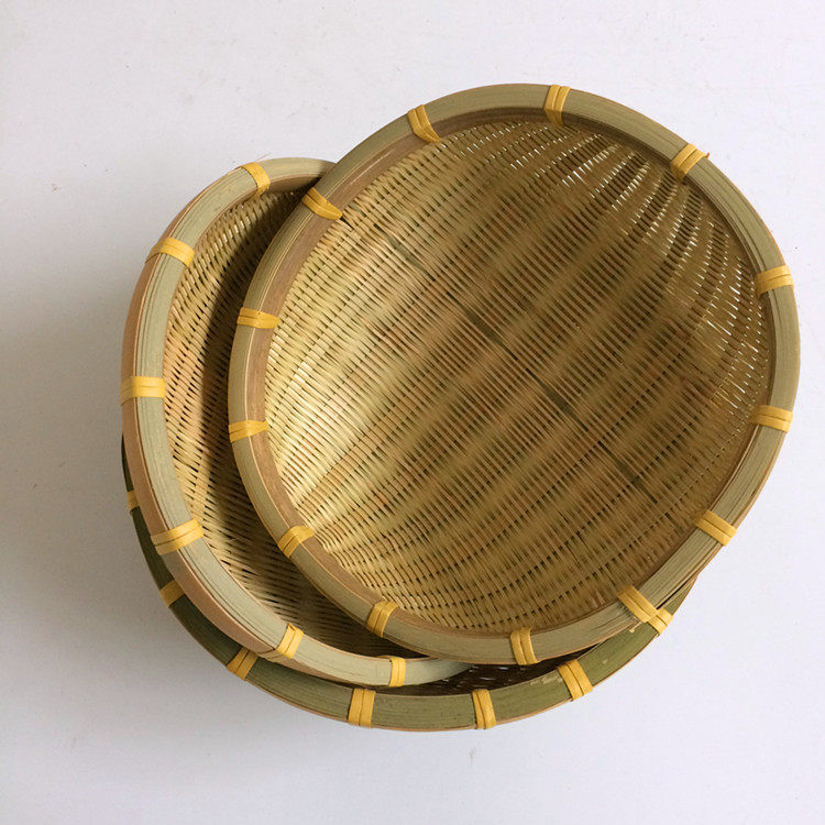 Bamboo storage basket hotel kitchen utensils storage cage rice basket bread basket steamed bread basket basket basket basket basket