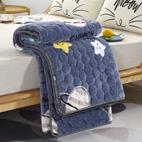 Флисовая удерживающая тепло фланелевая коралловая простыня, одеяло, нескользящий матрас, увеличенная толщина