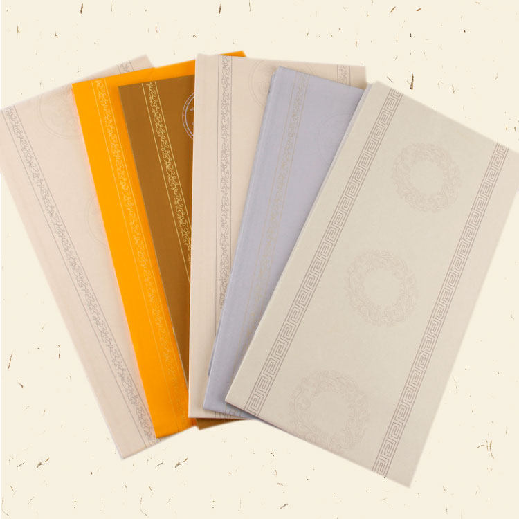 Study couplet pastel batik color rice paper small couplet seven-character antique handwritten blank antique Ming and Qing couplets