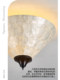 French-Style Creative Shell Ceiling Light for Bedroom and Dining Room, Mid-Century Style Solid Wood Ceiling Light, American Retro Minimalist Lighting