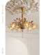 French-Style All-Copper Bedroom Lamp 2026 New Model Romantic Rose French Pastoral Flower Chandelier Vintage High-End Lighting Fixtures