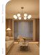 Ring Star Bauhaus Glass Living Room Chandelier Minimalist Light Luxury Glass Ball High-End Living Room Chandelier Eye-Protection Main Light Fixture