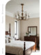 American-Style All-Copper Glass Chandelier for Living Room and Bedroom, French Retro High-End Elegant Main Light for Living Room