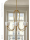 Dige French-Style Creative Shell Chandelier Living Room Main Light High-End Wrought Iron Mid-Century Style Dining Room Chandelier Bedroom Lighting Fixtures