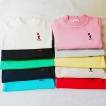 Cut-code special price Youlala children middle collar wool clothing cotton thread net-coloured bottom-knitted sweatshirt baby autumn winter wire clothes