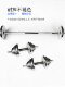 Pure Iron Barbell Men's Fitness Home Workout Weightlifting Squat Bench Press Equipment Dual-Use Set Women 80kg Pair 100