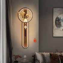 New Chinese style all-copper wall lamp living room TV background wall Chinese style entrance hall lamp bedroom bedside Zhongshan lamps