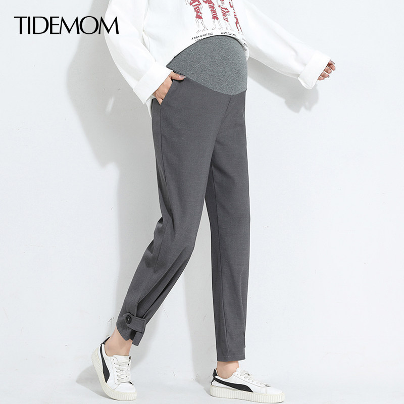 Pregnant Woman Pants Spring Autumn Loose large size Size Casual Pants Fashion style Chauma spring outwear Harun Career spring dress Long pants