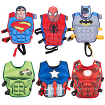 3-6 years old child life jacket baby buoyancy vest swimming equipment Superman Batman cartoon muscle blister coat