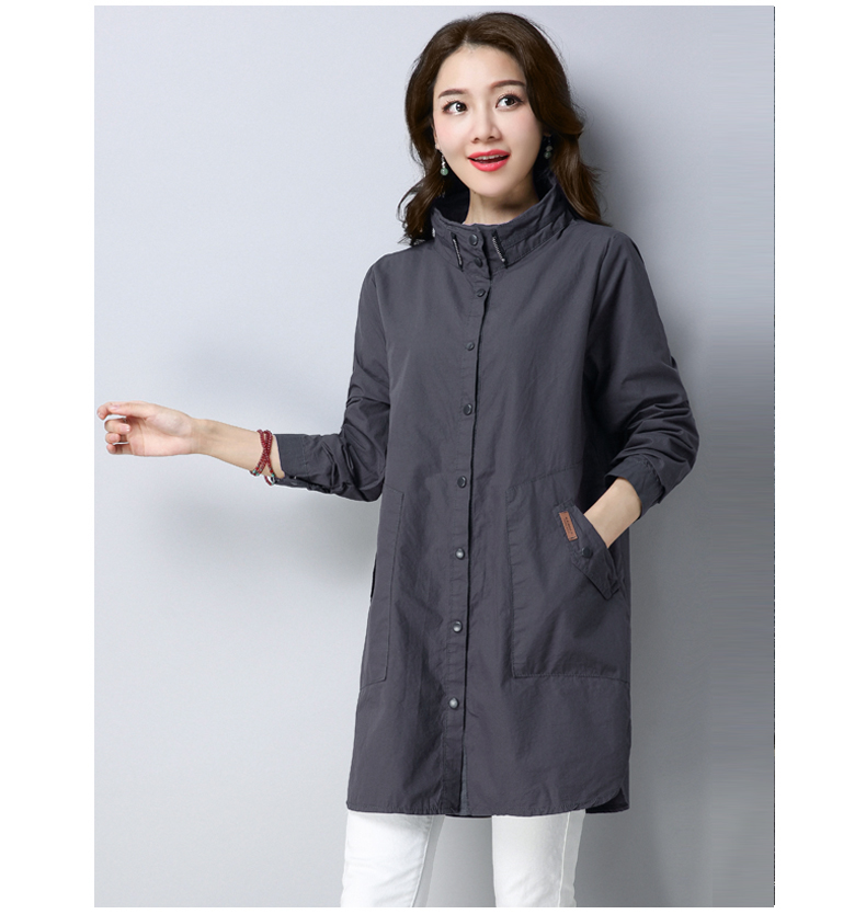 Trench pour femme EUNMSI    en Polyester - Ref 3226777 Image 29