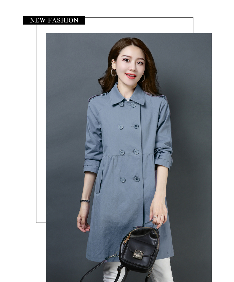 Trench pour femme EUNMSI    en Coton - Ref 3228216 Image 35