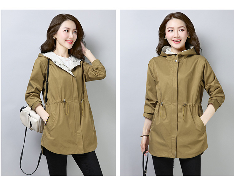Trench pour femme EUNMSI    en Coton - Ref 3228367 Image 16