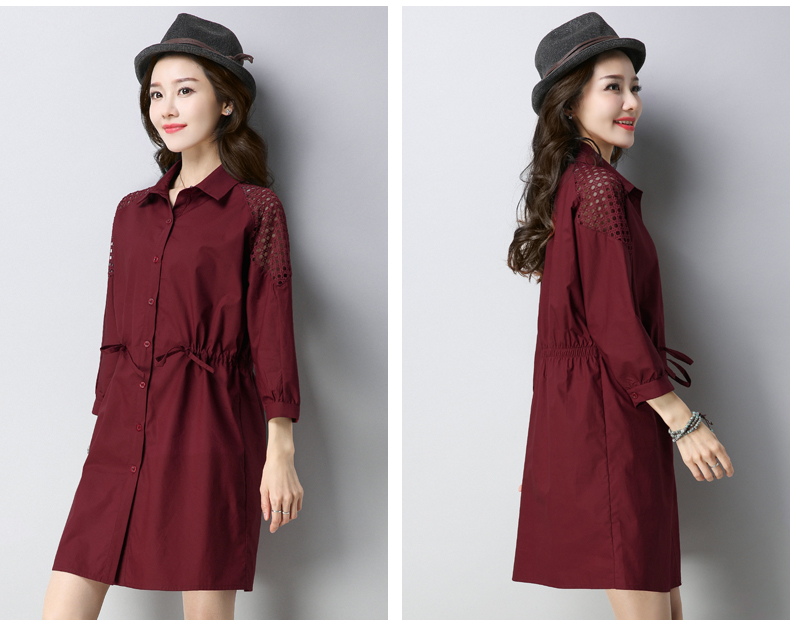 Trench pour femme EUNMSI    en Coton en Coton - Ref 3226140 Image 16