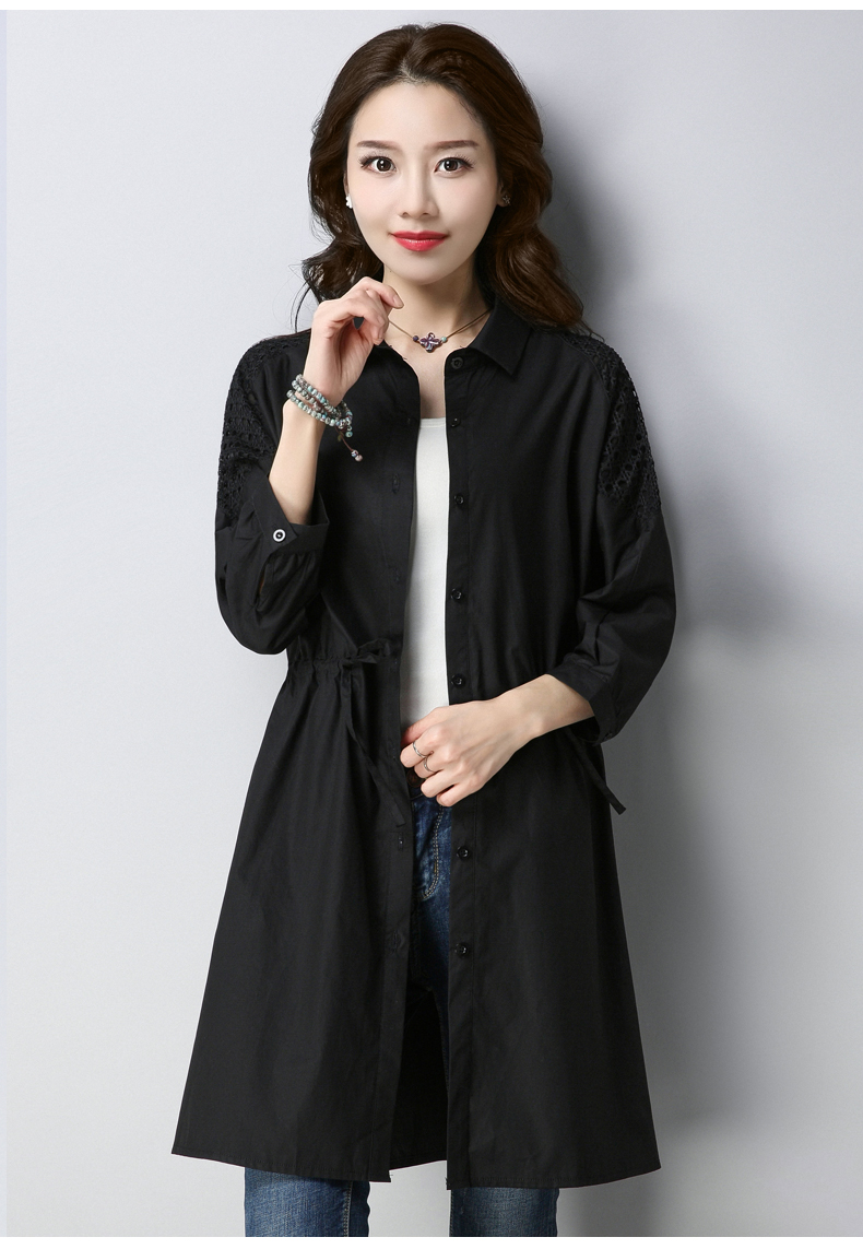 Trench pour femme EUNMSI    en Coton en Coton - Ref 3226140 Image 20