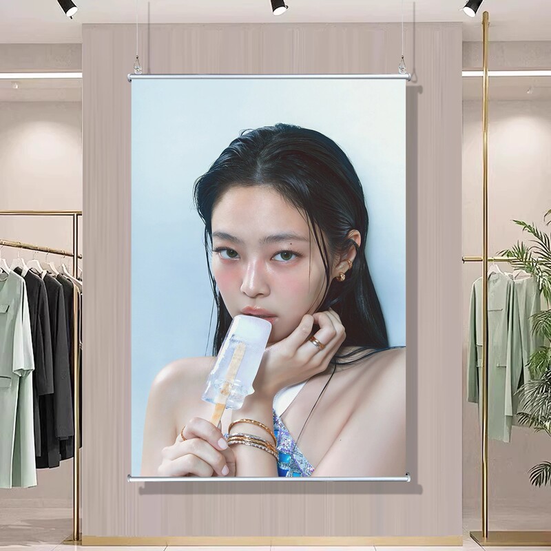 Jennie Large Poster Scroll Wall Art Celebrity High-Definition Photo Clothing Store Dormitory Wall Sticker Wall Hanging Painting Jennie Large Poster Scroll Wall Art Celebrity High-Definition Photo Clothing Store Dormitory Wall Sticker Wall Hanging Painting