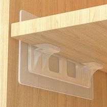 Wardrobe Separator Stickup Bracket Cabinet cabinet Angle Wood Board Ware Free of perforated Traceless Layer Tosupport Plate Pushback