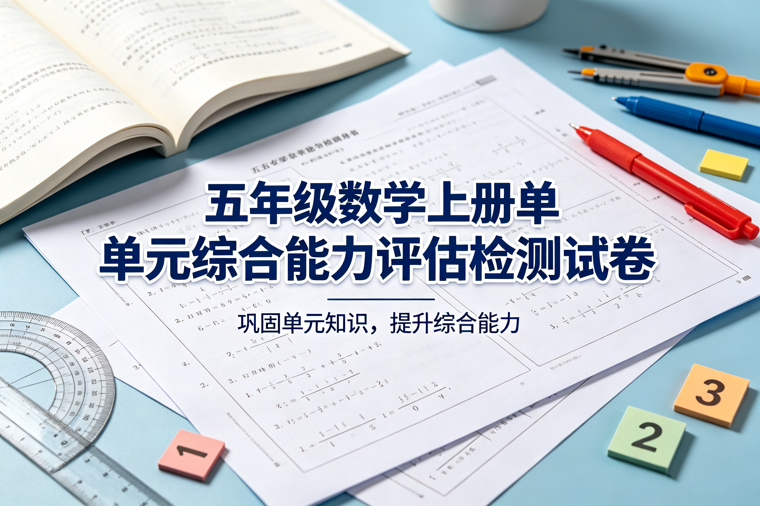 J79367五年级数学上册单元综合能力评估检测试卷-简创库网