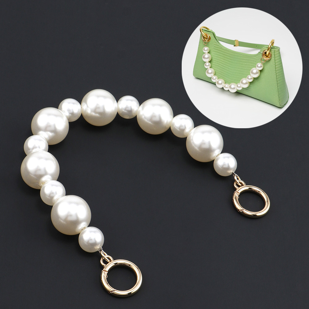 Frog Bag Chain Accessories Pearl handle stick underarmpit pack high-grade metal chain can be removed shoulder strap single buy