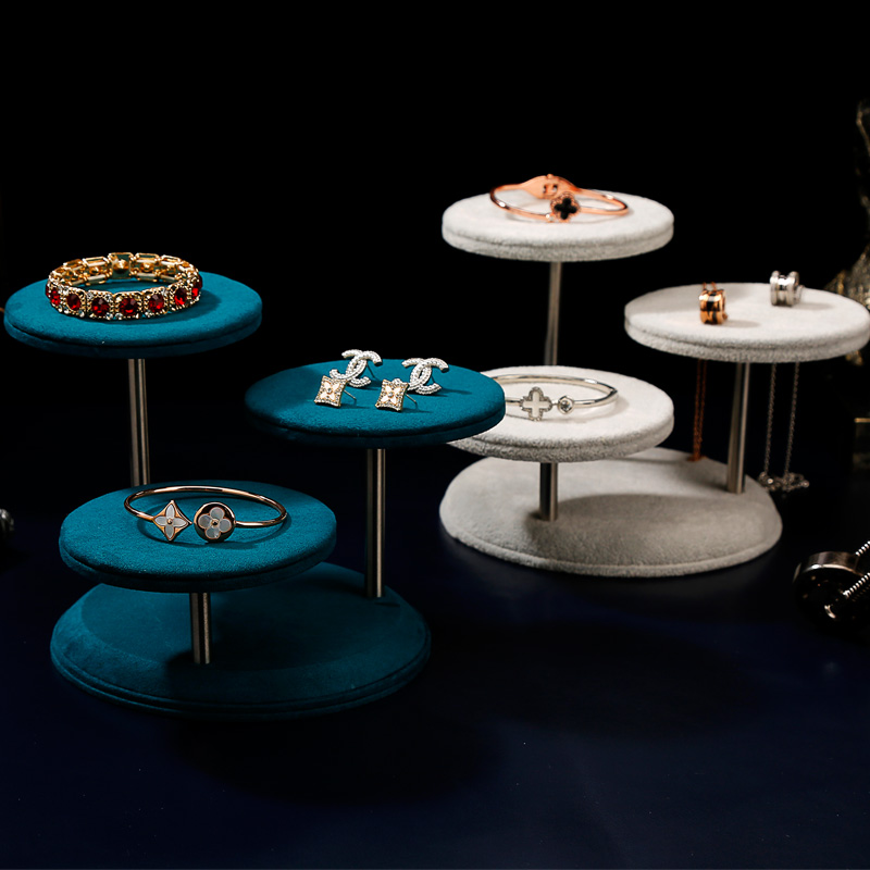 Jewelry display stand jewelry store bracelet bracelet display stand ladder round display table counter tray window props