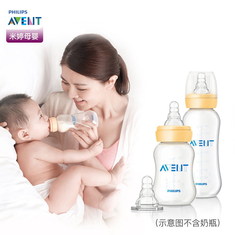 Original dress Philips New Anyi Standard Aperture Pacifier Single Mount SML number Mouth Pacifier Small Large Medium Velocity