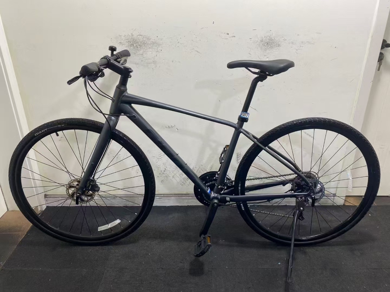 Giant Escape 1 2 Disc Brake Variable Speed Flat Handlebar Road Bike for College Students, Men and Women, for Commuting to Work