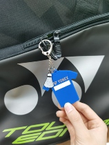 YONEX clothes pendant keychain pendant YOBC0057CR metal pendant rubber PVC pendant