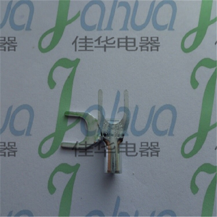 SNB5 5-6S fork-shaped bare end head cold pressed end wiring Sub-copper wiring terminal brass