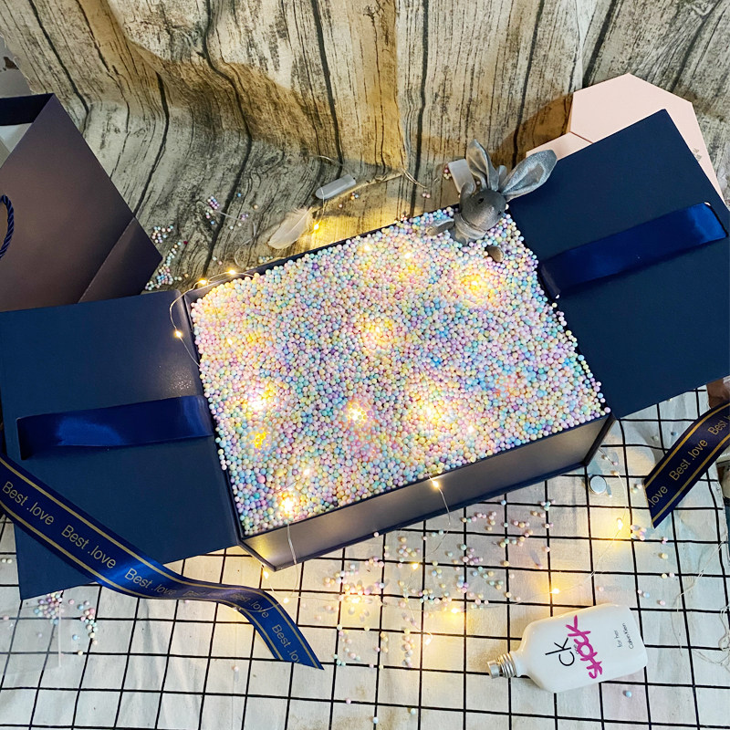 Gift box Oversized net red Korean version surprise send boyfriend and girlfriend friends high-grade meteor ball gift box empty box Shoe box