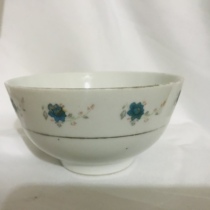 Old porcelain bowl Anhui Huangshan Porcelain Factory 866 Folk custom 80 s and 90 s nostalgic old objects