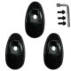 3 All -Black Aluminum сплавной крючок+винт рукава