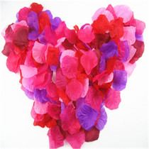 Wedding supplies simulation rose petals scattered bed flowers hand flower Flower wedding room layout