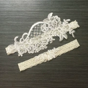 Cô dâu châu Âu và Mỹ garter garter ren chân vòng tròn công chúa gợi cảm đùi vòng chân che phụ kiện đám cưới 5306