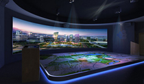 Multimedia electronic sand disc multimedia scene simulation reproduction of three dimensional animation models 3D objects pendulum pieces