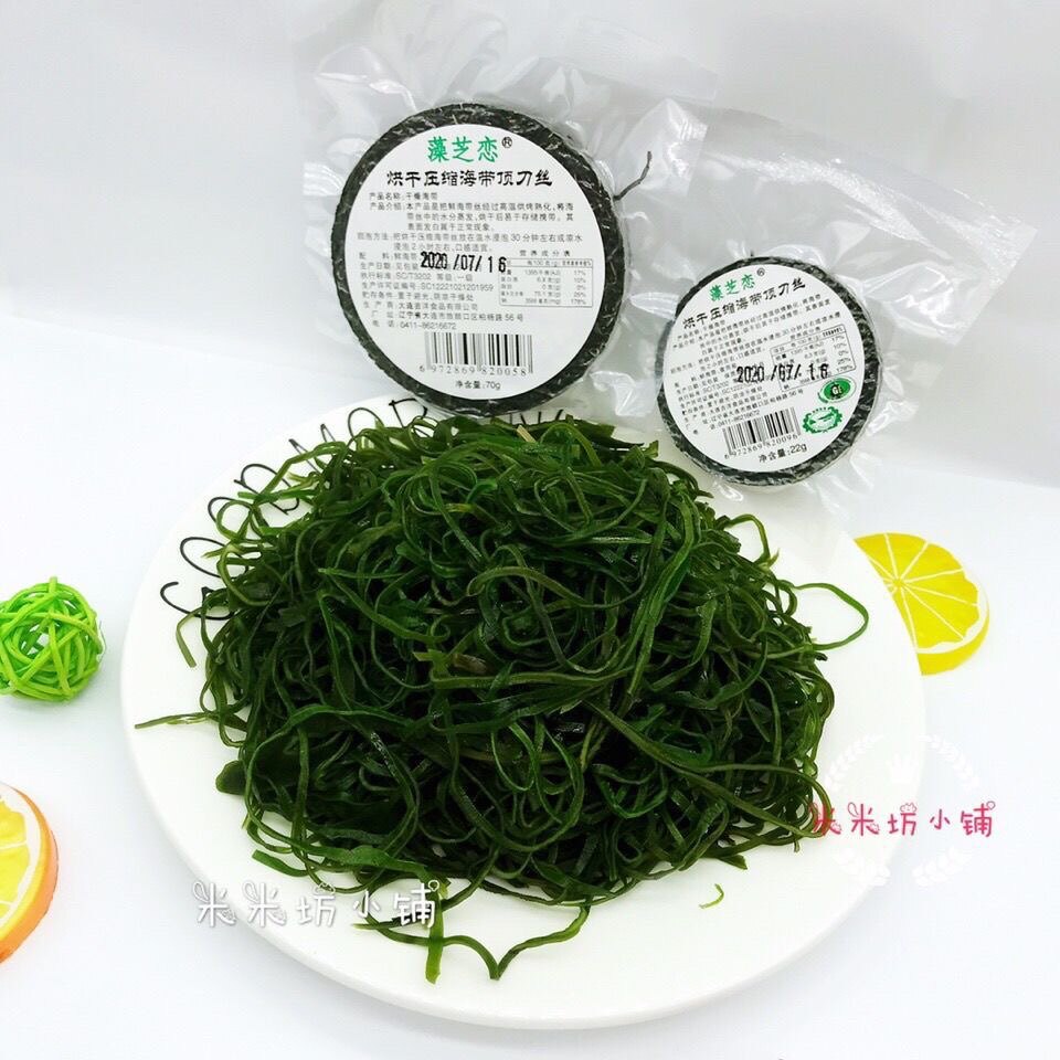 干海带头压缩海带丝：大连特产，让你爱上这口鲜美🌊!-海带-淘宝百科网