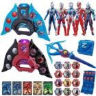 泽塔奥特曼勋章变身器卡片阿尔法软胶人偶升华器弓男孩玩具套装Z