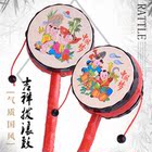 宝宝婴幼儿新生儿玩具吉祥传统拨浪鼓0-3岁传统益智手摇启蒙玩具C