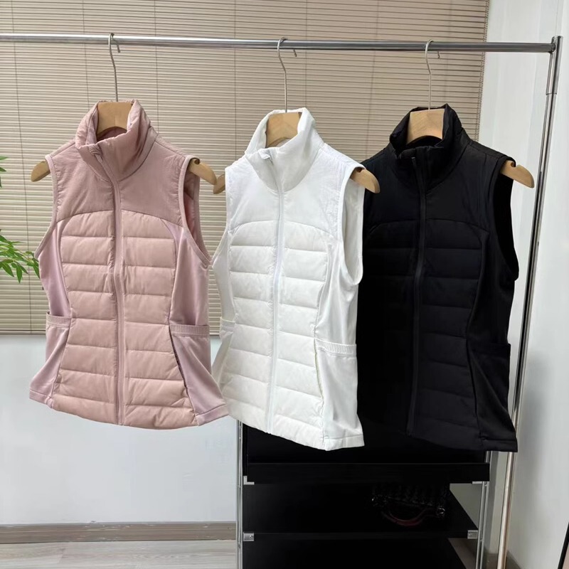 Offline Price 1180~ Sports down Vest for Outdoor Casual Wear, Lightweight, Slim Fit, Warm, Women's 410055 Offline Price 1180~ Sports down Vest for Outdoor Casual Wear, Lightweight, Slim Fit, Warm, Women's 410055