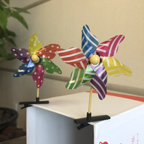 Windmill small card issuance Childrens school kindergarten toy push scan code activity small gift powder suction and drainage giveaway