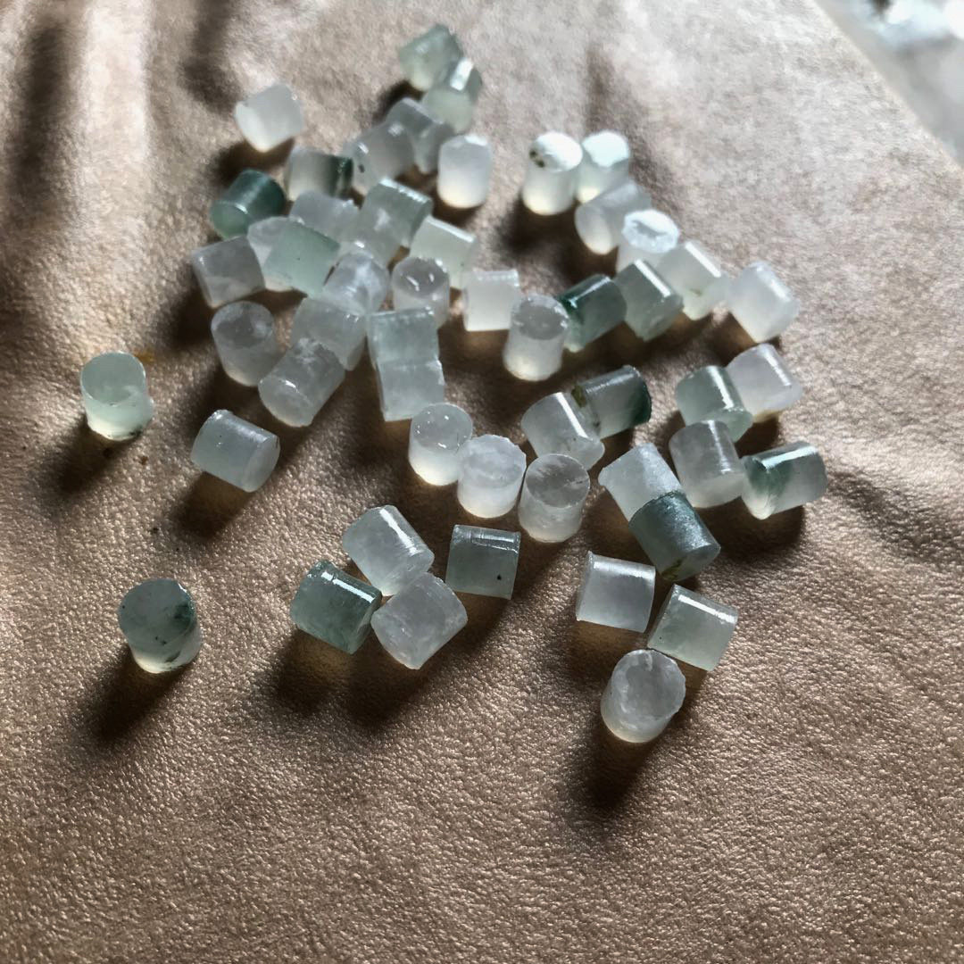 Shan Cheng jade natural A goods jade bead necklace Bead chain Hand string Hand chain Live special private shooting invalid